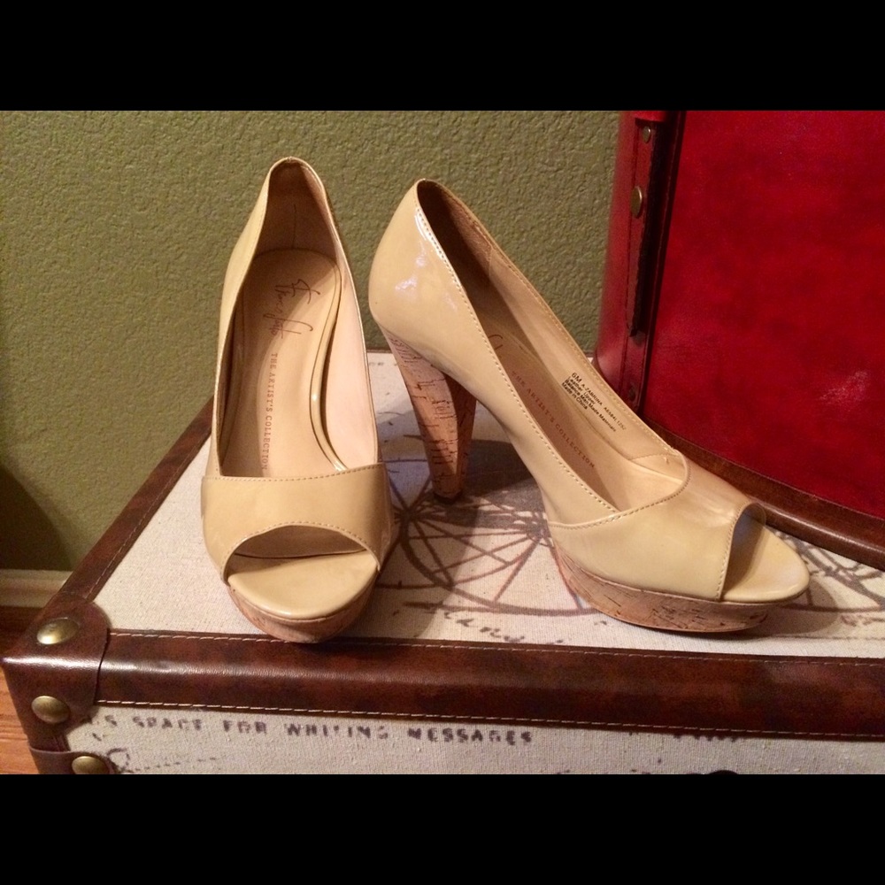 Leather High Heels Shoes